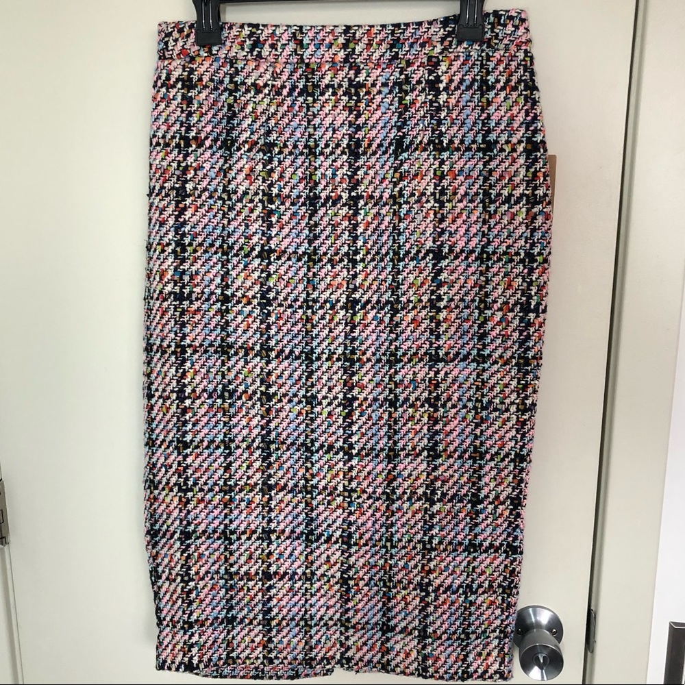 Halogen Tweed Midi Pencil Skirt, NWT